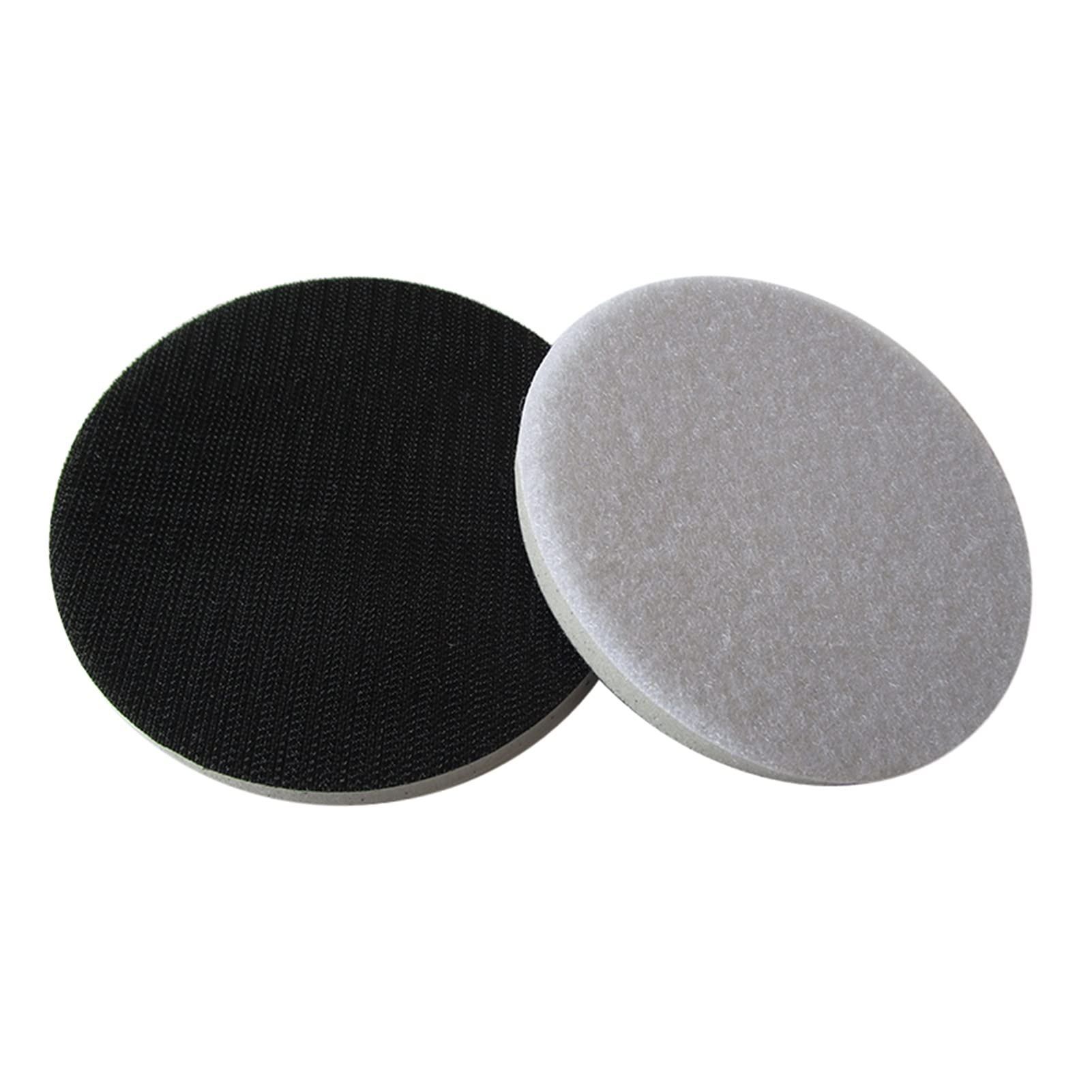 Cepillo de esponja de lija lijado 5 piezas de almohadilla de interfaz de esponja de alta densidad 5 pulgadas de 125 mm, utilizadas para herramienta de almohadilla de protección contra abrasivos de lin
