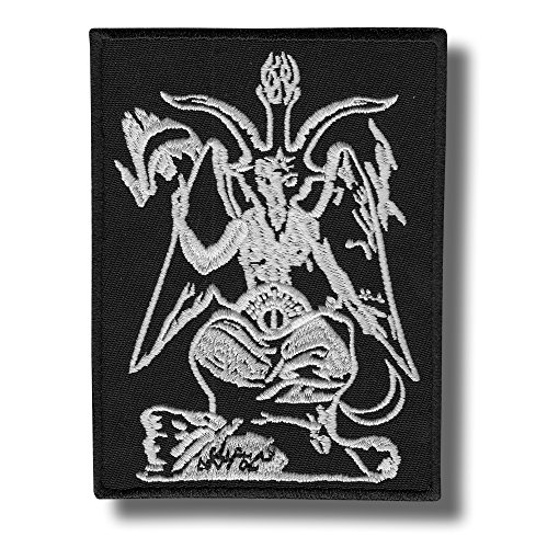 Freemasonry Baphomet - bordado parche 9 x 12 cm