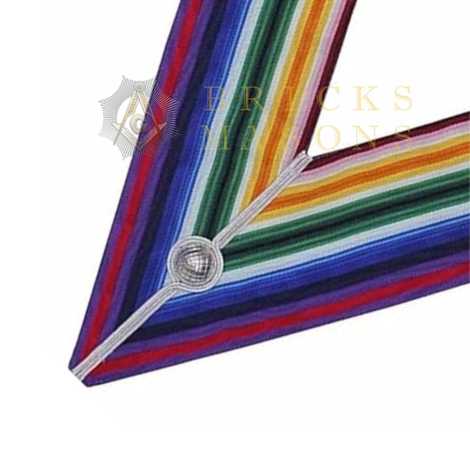 Bricks Masons Past Commander Noah Royal Ark Mariner AMD Officer Collar - Handmade Embroidery