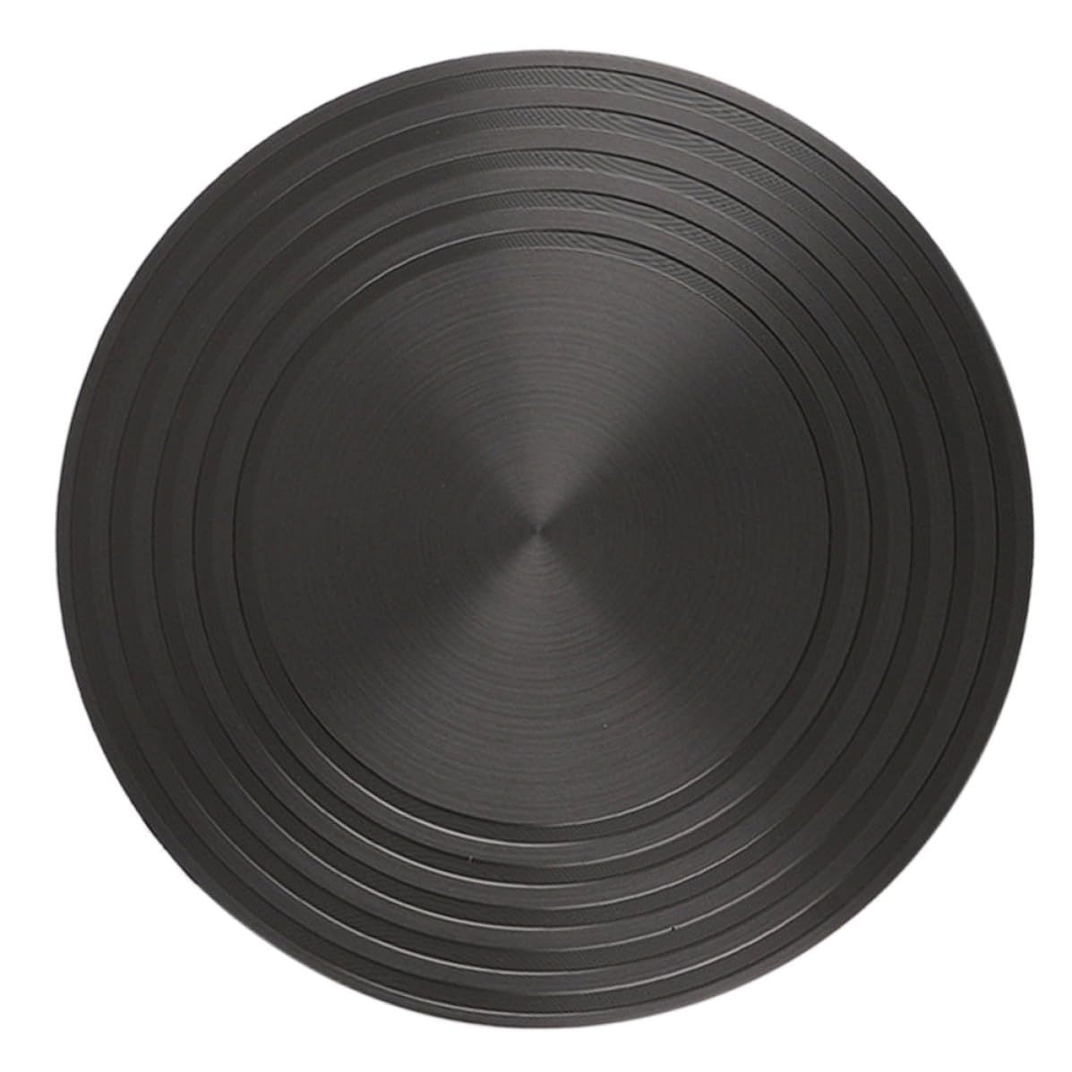 GALPADA Difusor de Calor para Estufa de Gas de Aluminio Negro, Bandeja Redonda de 28 Cm para Descongelación Rápida y Protección contra Quemaduras en Utensilios de Cocina