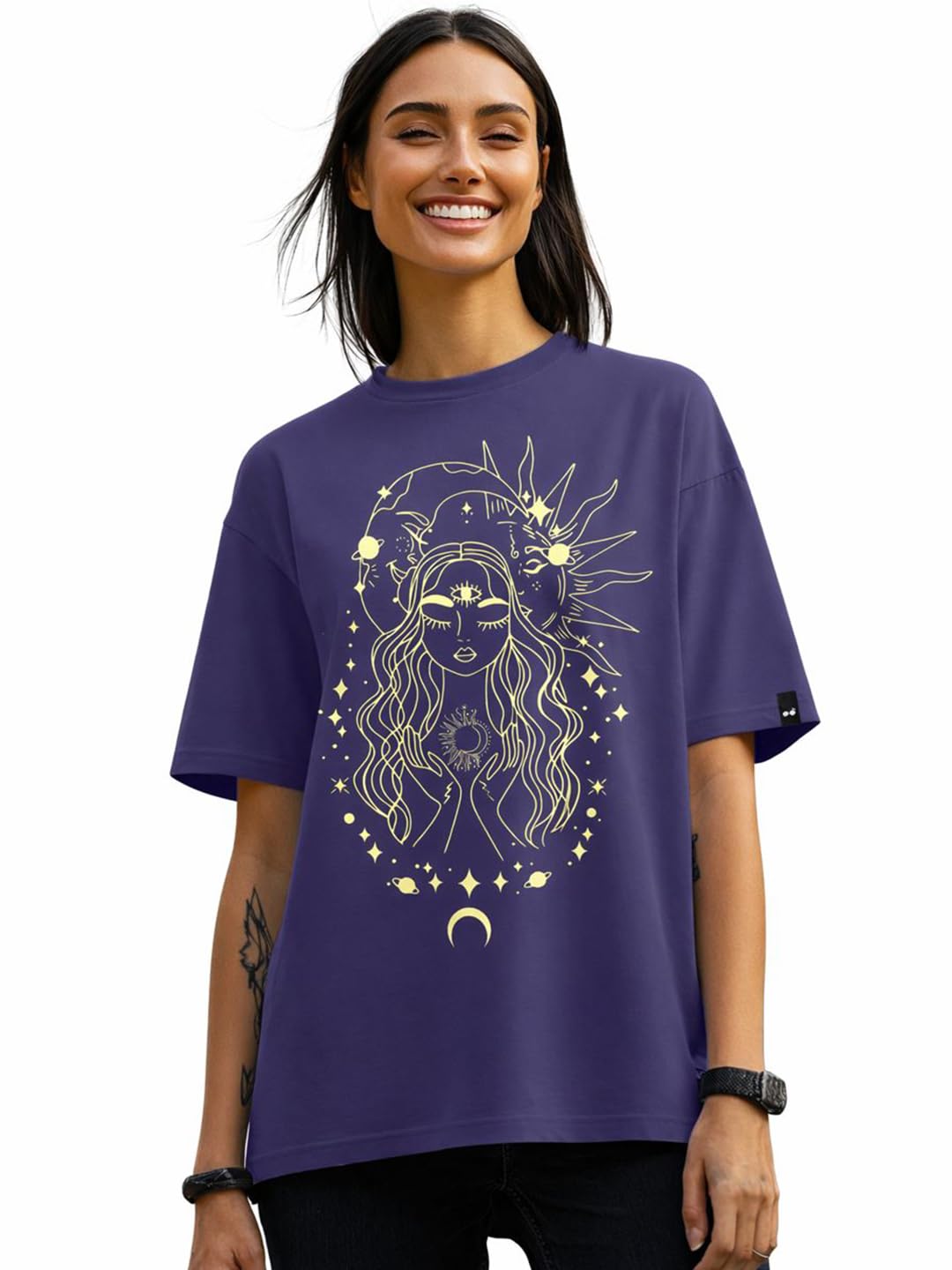 Women's Graphic Oversized Fit T-Shirt