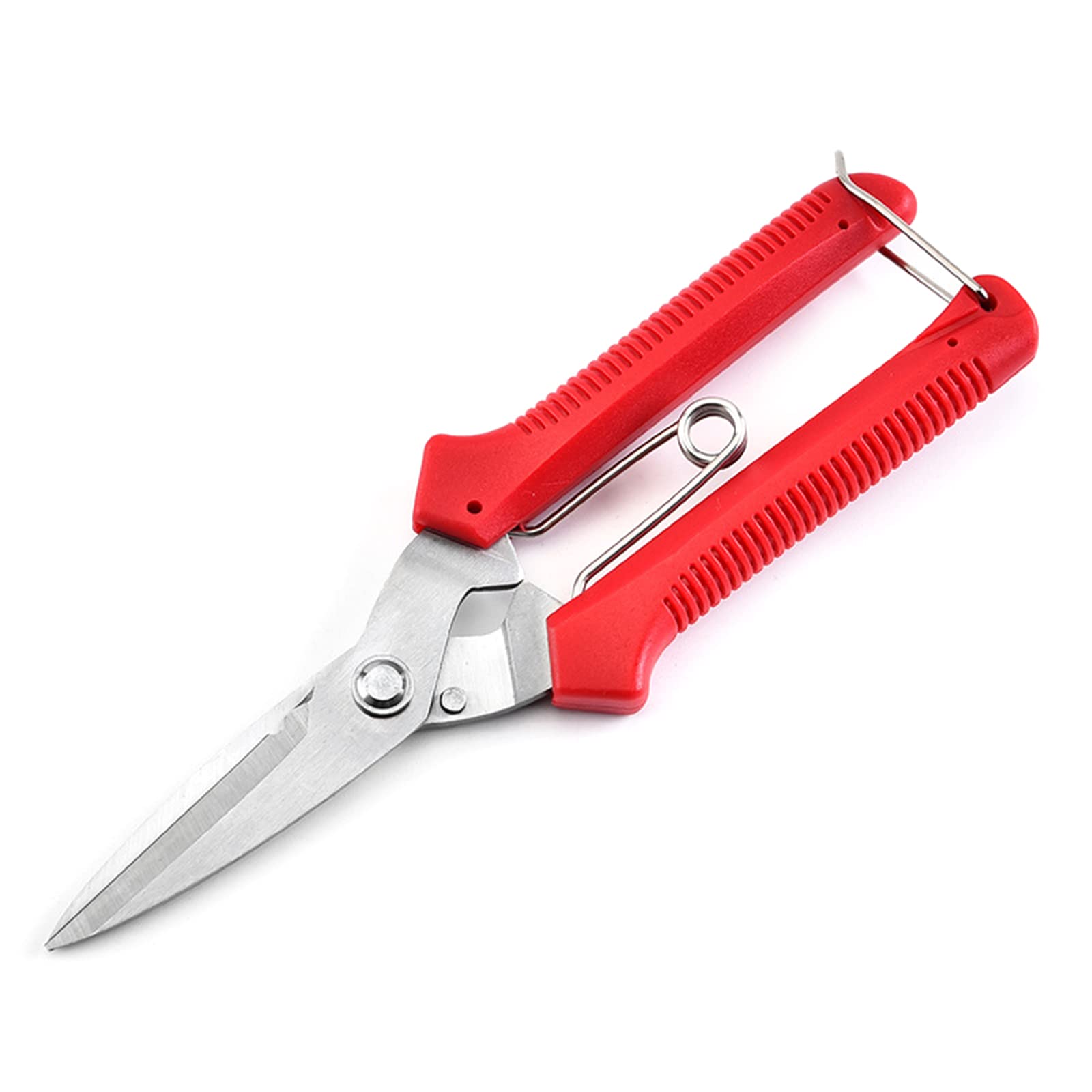 Garden Straight Stainless Steel Pruner Pruning Shears Clippers Snips Bonsai Plant Trimming Scissors Straight