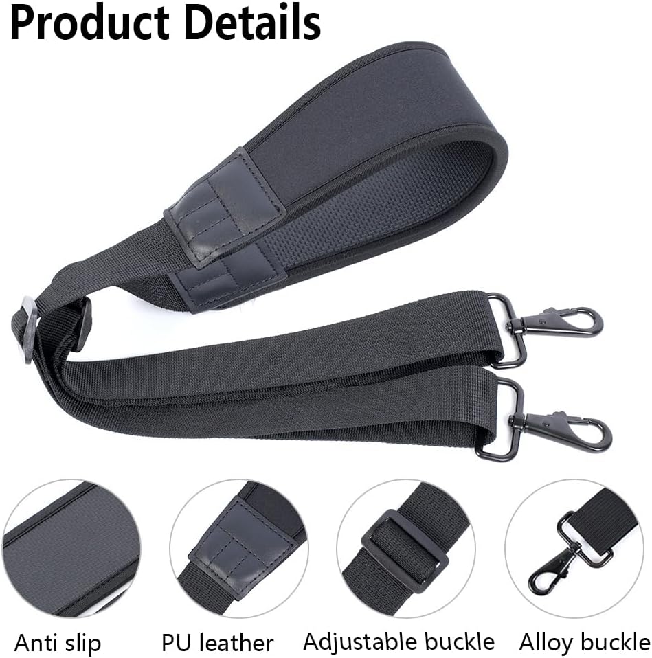 ZMD 61 inch Universal Padded Laptop Shoulder Strap/Belt Replacement