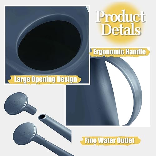 Miniatura 6 de Regadera para plantas de interior, pequeñas regaderas para plantas de casa, flor de jardín, lata de agua de boquilla larga para plantas de riego al