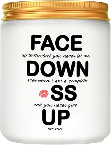 AWDK Regalos para hombres, regalos para novio, parejas, marido, cumpleaños, Navidad, regalos del día de San Valentín para hombres o mujeres, vela