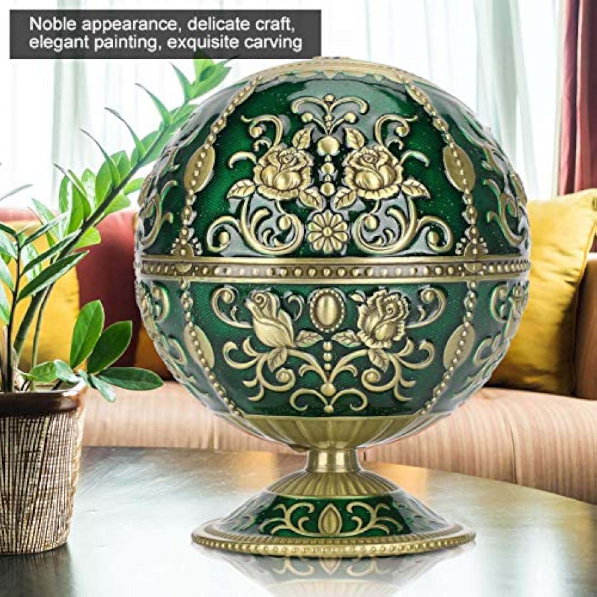 Practical Vintage Metal Orb Ashtray