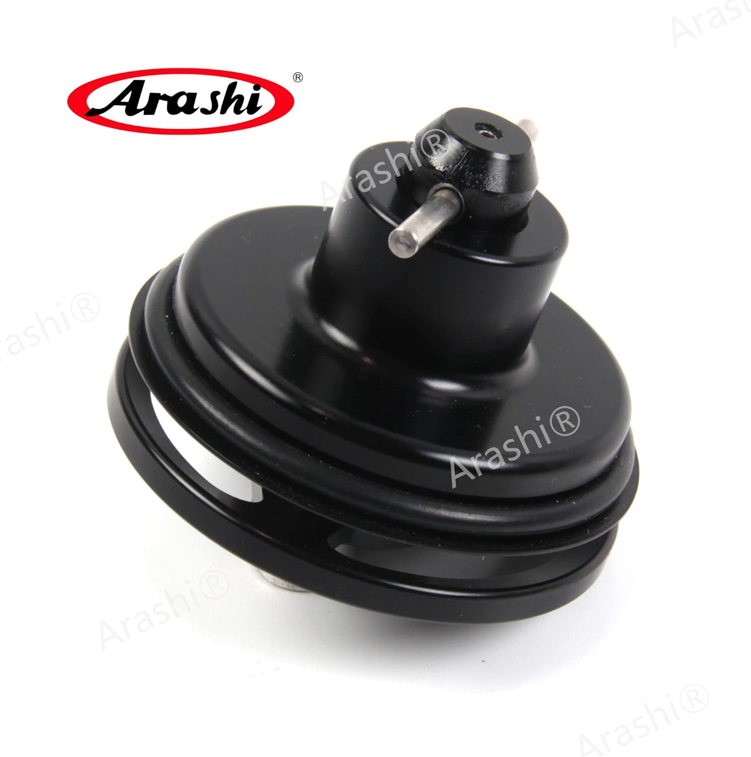 Arashi CNC Keyless Fuel Tank Gas Cap Cover for Honda VTR1000F, VTR1000 SP1 SP2, Hawk GT NT650, CBR600 F4 F3 F2, CBR600F4i, CB600F HORNET 600, CB900F Hornet 900, CB919, RC51, RVF400 Black