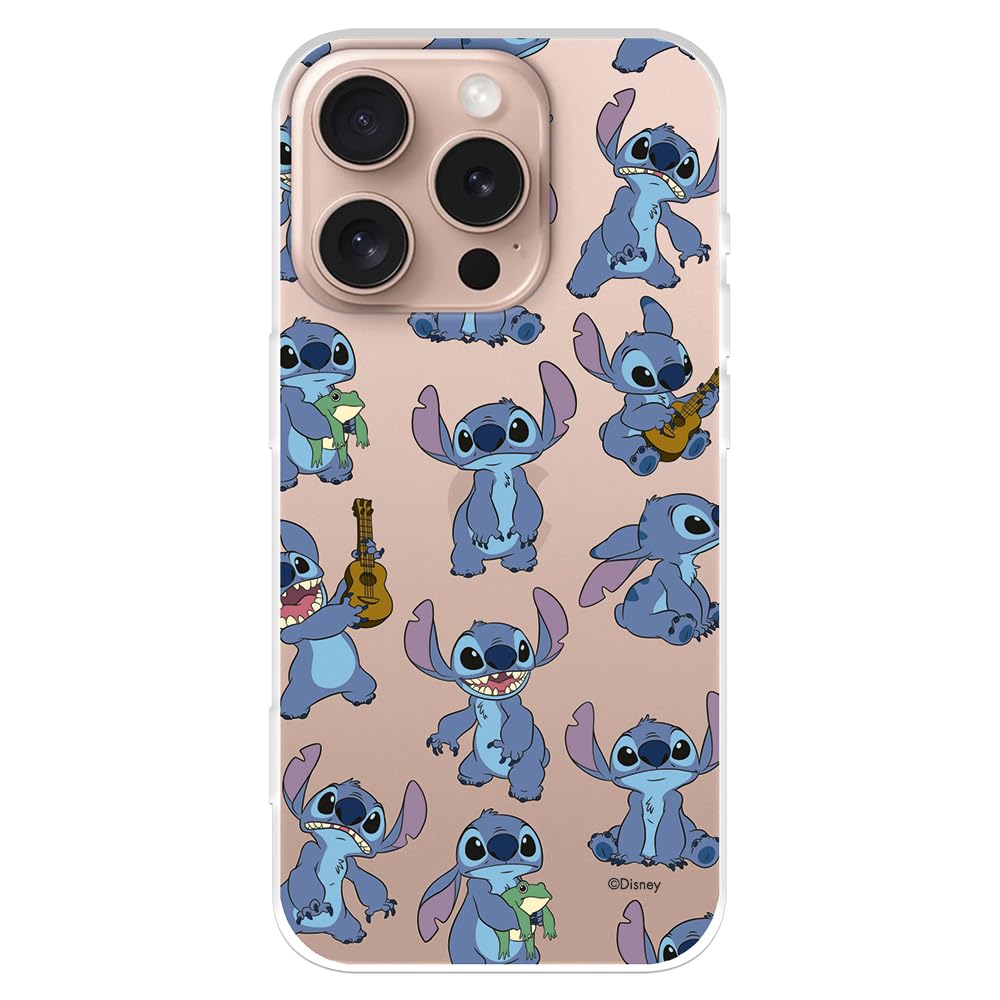 2 Stück IPhone 16 PRO MAX Hüllen | Niedliches Karikatur-Muster, TPU Silikon | Transparent & Stoßfest