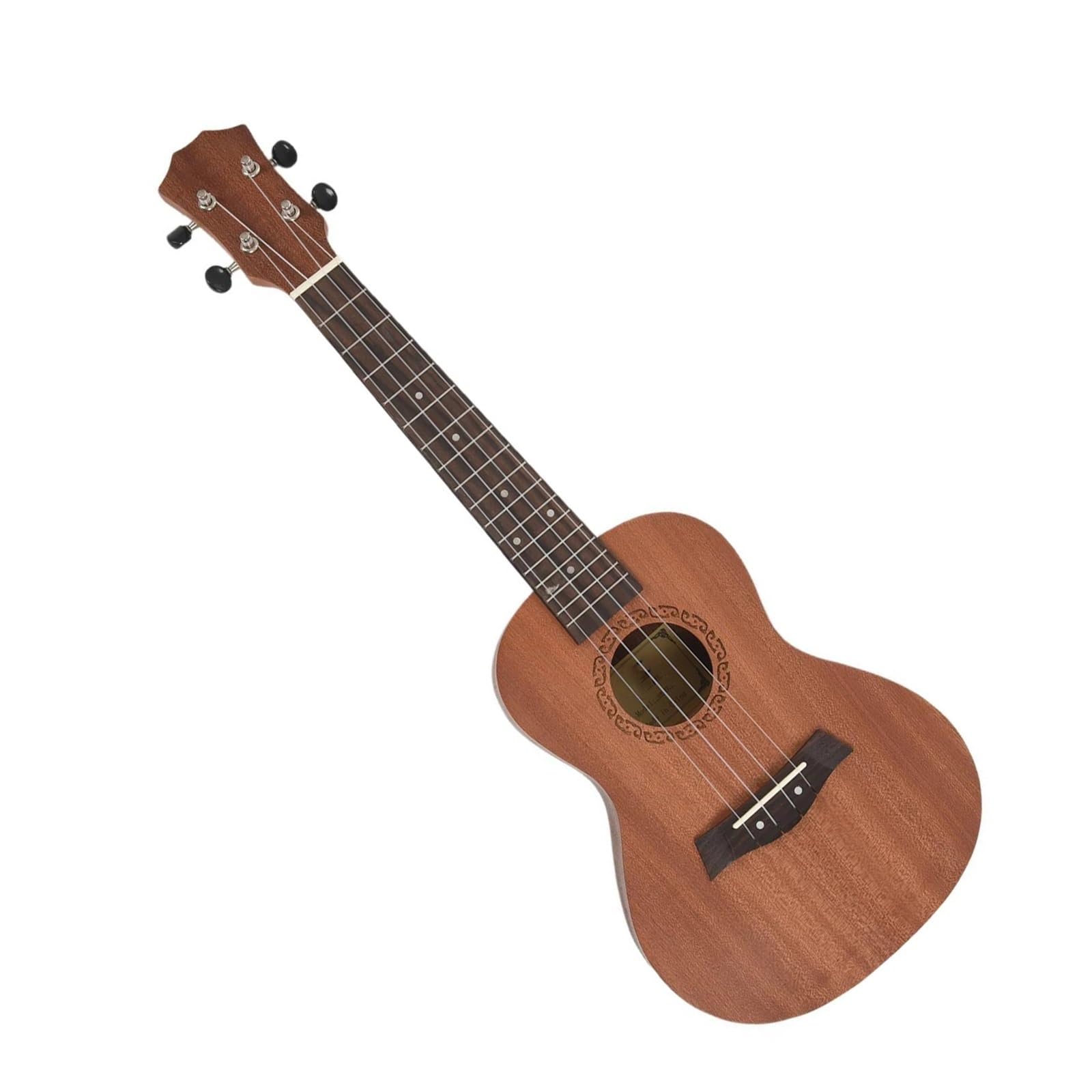 Konzert-Ukulele-Kits 23 Zoll 4 Saiten Hawaiianische Mini-Gitarre Mit Tasche Stimmgerät Kapodaster Gurt Stiche Picks Musikinstrumente Ukulele Set