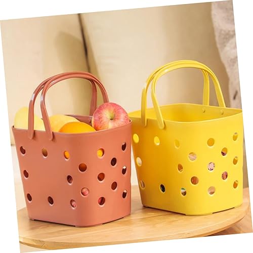 Miniatura 7 de Zerodeko Contenedor portátil de almacenamiento de ropa, 2 unidades, cesta de lavandería para baño, ahorro de espacio, organizador de almacenamiento