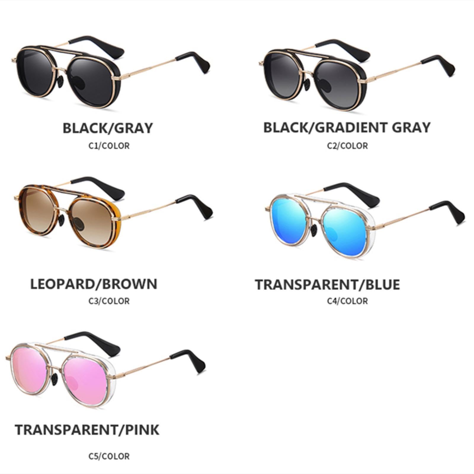 Okulary przeciwsłoneczne Steampunk Polarized dla kobiet Vintage dla mężczyzn Okulary przeciwsłoneczne UV400