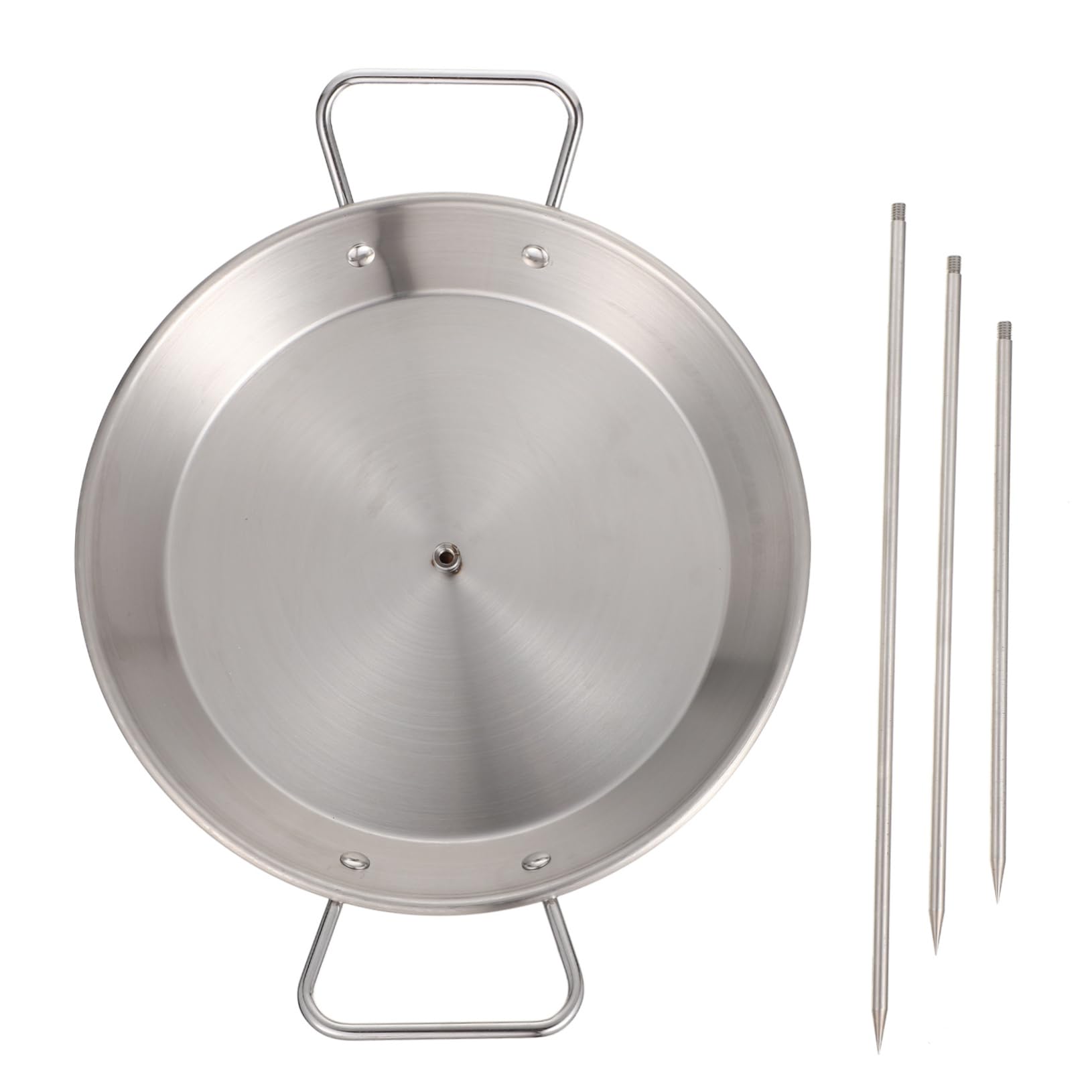 BESPORTBLE Parrilla De Barbacoa De Acero Inoxidable para Asar Pollo Soporte para Asar Carne Práctico Suministros para Acampar para Parrillas De Exteriores