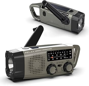 Amazon.co.jp: RELAX エマージェンシー カラビナ ラジオ 防災 多機能