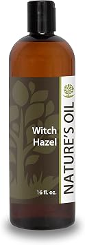 Natures Oil Witch Hazel, 100% Natural, Fragrance Free 16 oz 14% Alcohol