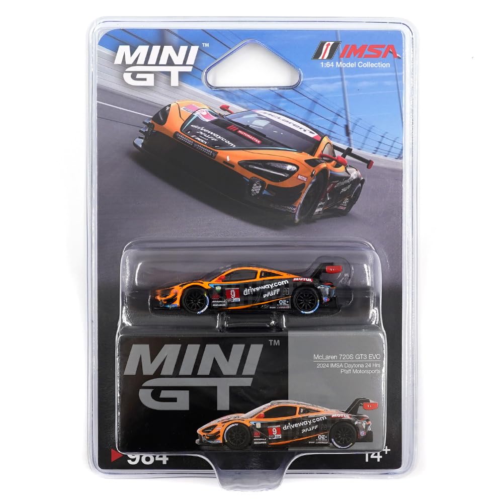 Diecast Model Car Compatible with Mini GT 1:64 McLaren 720S GT3