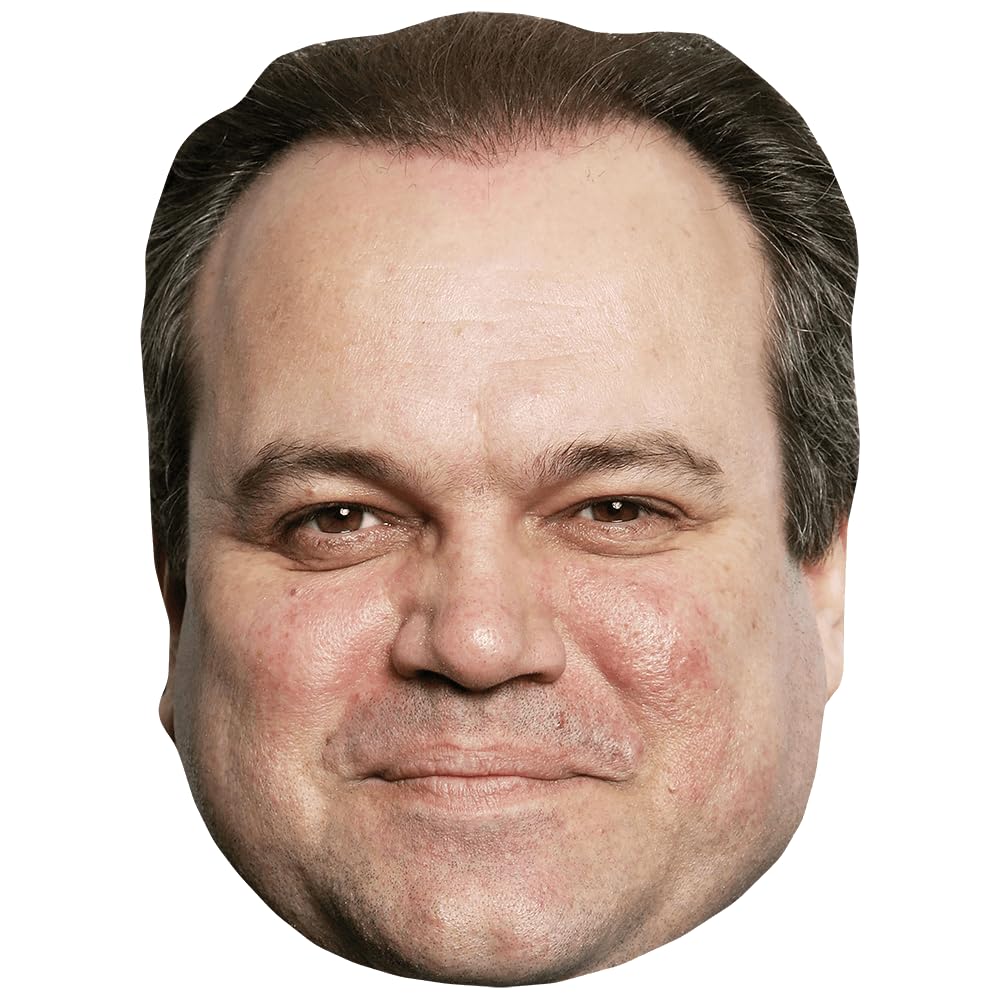 Celebrity Cutouts Lifelike Shaun Williamson (Smile) Celebrity Mask, Flat Card Face, Fancy Dress Mask