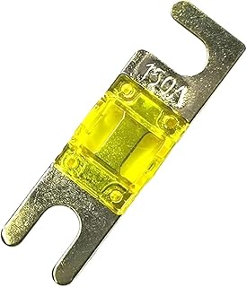 10PCS ANL Gold-Plated Stud car Fuse Mini car Audio AFS Fuse 20A 30A 40A 70A 80A 125A 130A150A 175A200A 32V car Fuse (Color : 40A, Size : 10 Pcs)