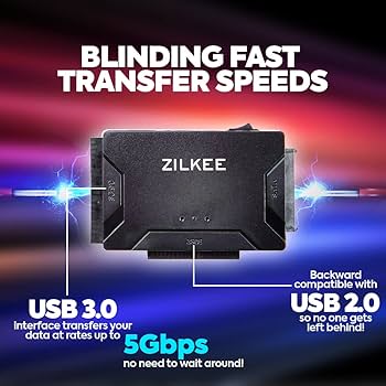 Amazon.com: ZILKEE SATA/IDE to USB 3.0 Hard Drive Adapter