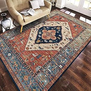 STJPJ tapijten Perzische Turkse Europese Hof Vintage Distressed Tapijt Woonkamer Slaapbank Koffie Tafelmat Slaapkamer…