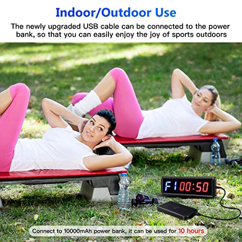 Seesii LED Interval Timer with Remote, 1.8