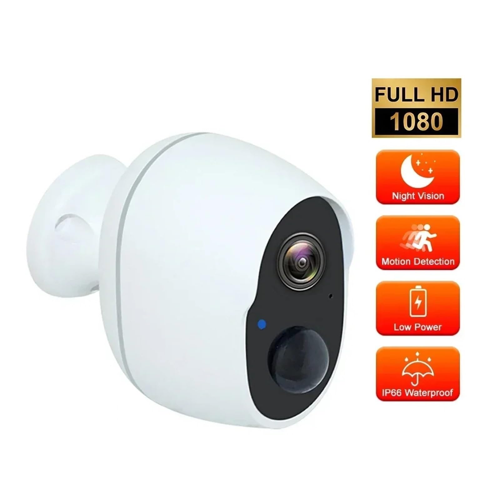 Telecamera IP esterna WiFi a batteria 1080P