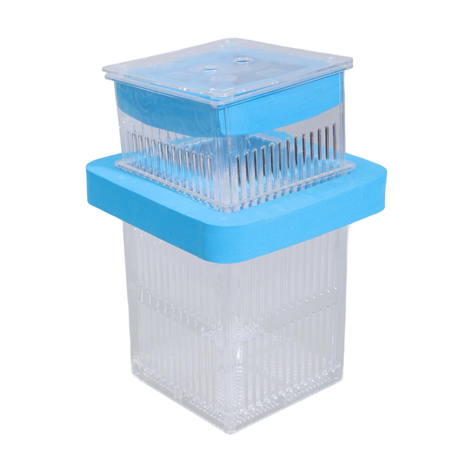 Xjdzineq Double-Layer Aquarium Breeder Clear Isolation Hatchery for Fish Fry Spawning, Shrimp Incubation & Separation Adjustable Partition Fish Breeding Tanks
