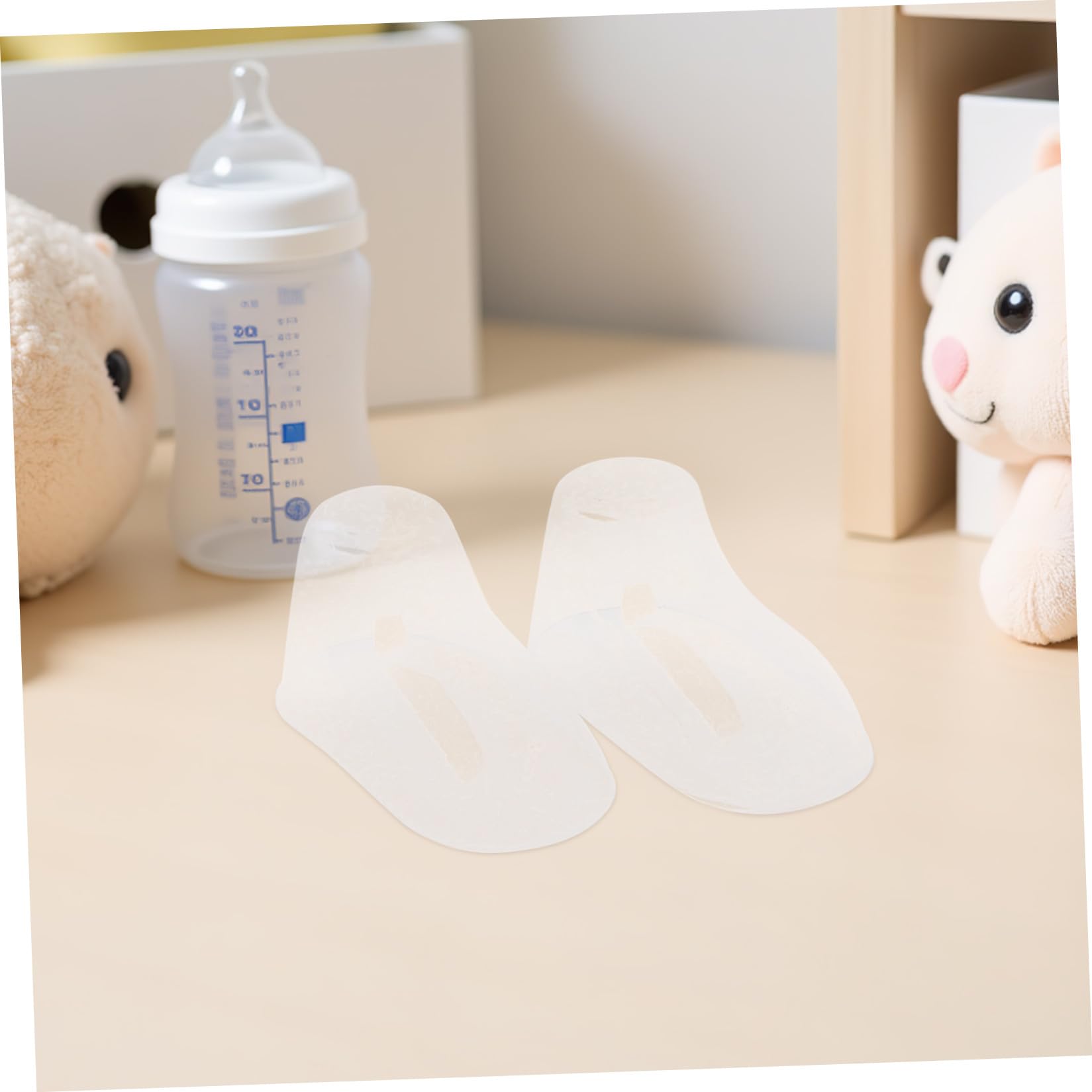 SHERCHPRY Kunststoff Babysocken Präsentationsständer 100 Stück Kleinkind Fußform Halter Flexible Schuhstütze für Babyschuhe und Socken Langlebig und Formbewahrend