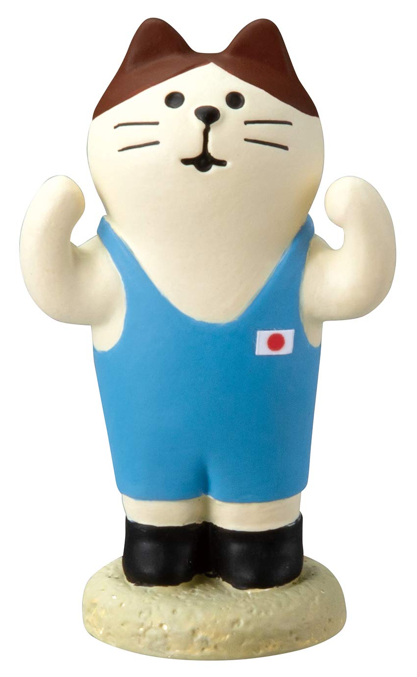 コンコンブル 芸術 Amazon.co.jp: Decole ZCB-61847 Figurine, Athlete Cat, Wrestling