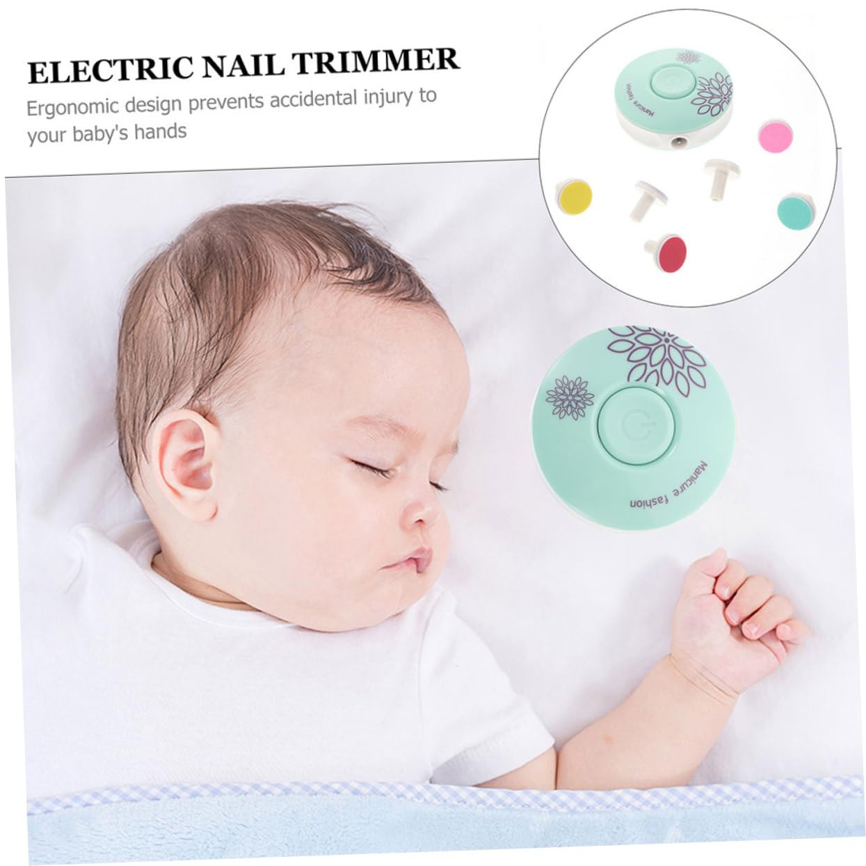 UPKOCH 4 Juegos De Amoladora De Uñas Eléctrica Herramienta De Manicura Esmalte De Uñas Infantil Traje Para Niños Trajes Para Niños Pequeños Cortaúñas Kit De Cosmetología Cortaúñas