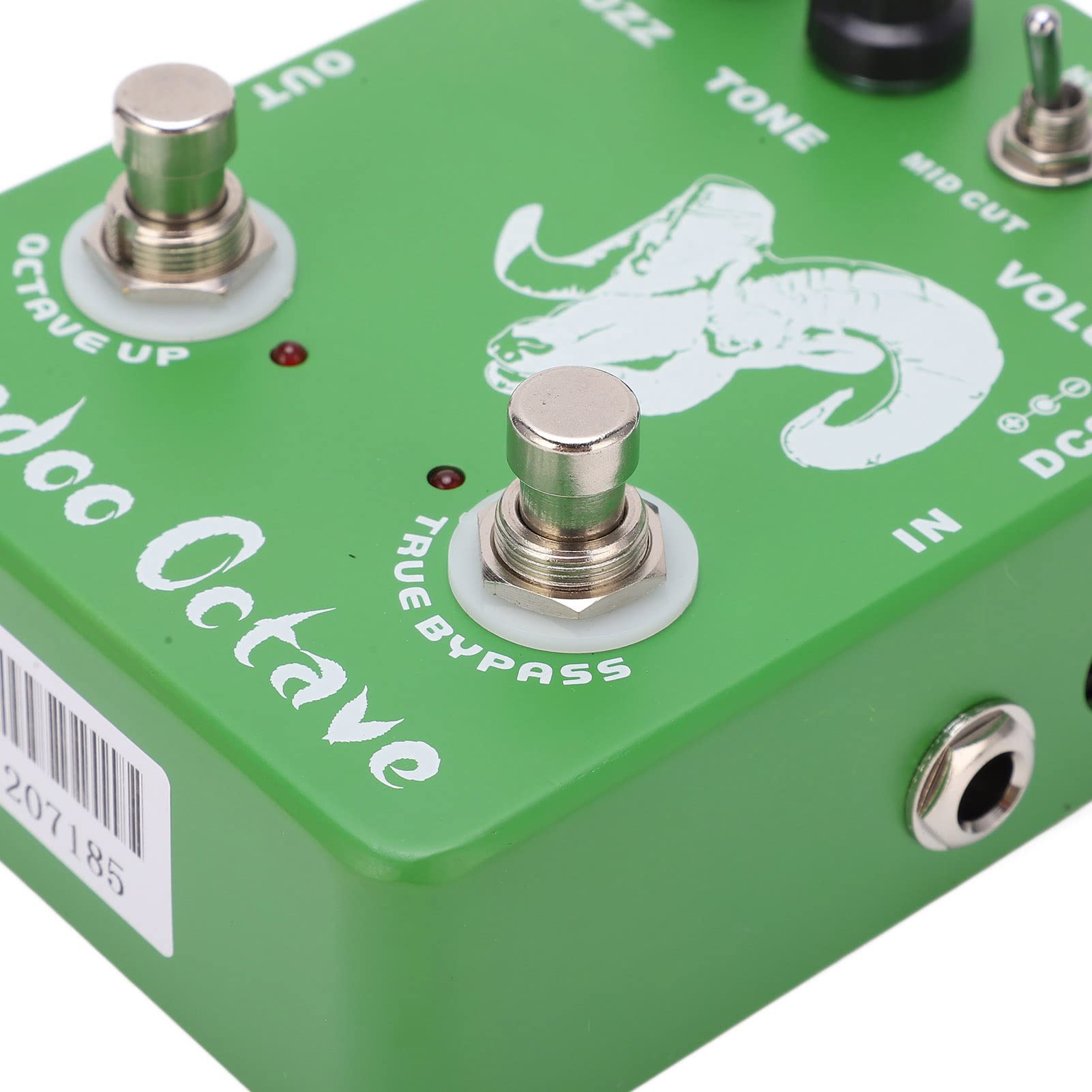 Effetti a pedale, pedale effetto chitarra singolo verde Voodoo Octave Low Loss Fuzz per suonare (01 02 015g0y1g5z72p526)