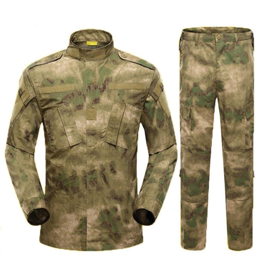 Kombinezon kamuflażowy mundur bojowy BDU mundur wojskowy polowanie wojna paintball płaszcz + spodnie zielone ruiny moro