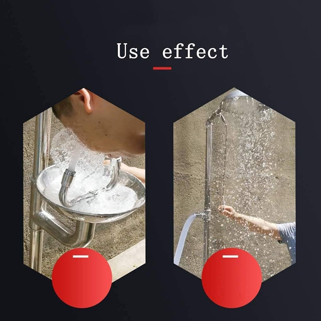 Station Stainless Steel Emergency Eyewash Antifreeze with Flip Lid Dust Cover Manual Draining Valve Compound Shower Combination Eye Washer