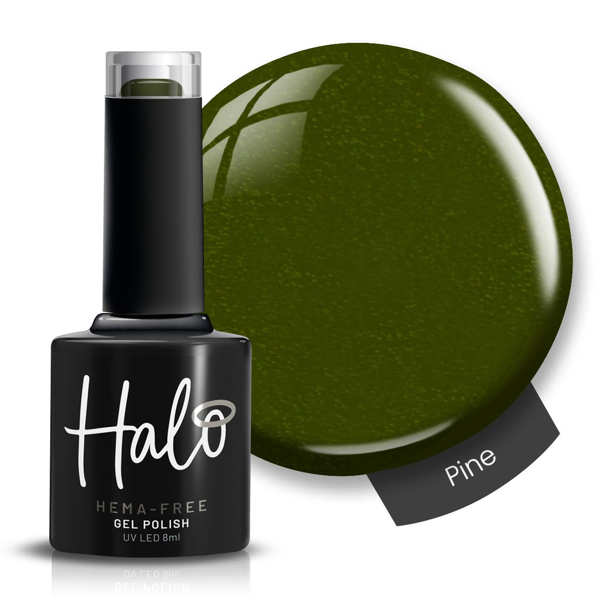 Halo Gel Polish 8ml - French White. UV/LED Gel Nail Polish, Long Lasting & Easy To Apply. Nail Art Colours For Manicure & Pedicure. Gel Polish For Professional & Home Use. — view 49