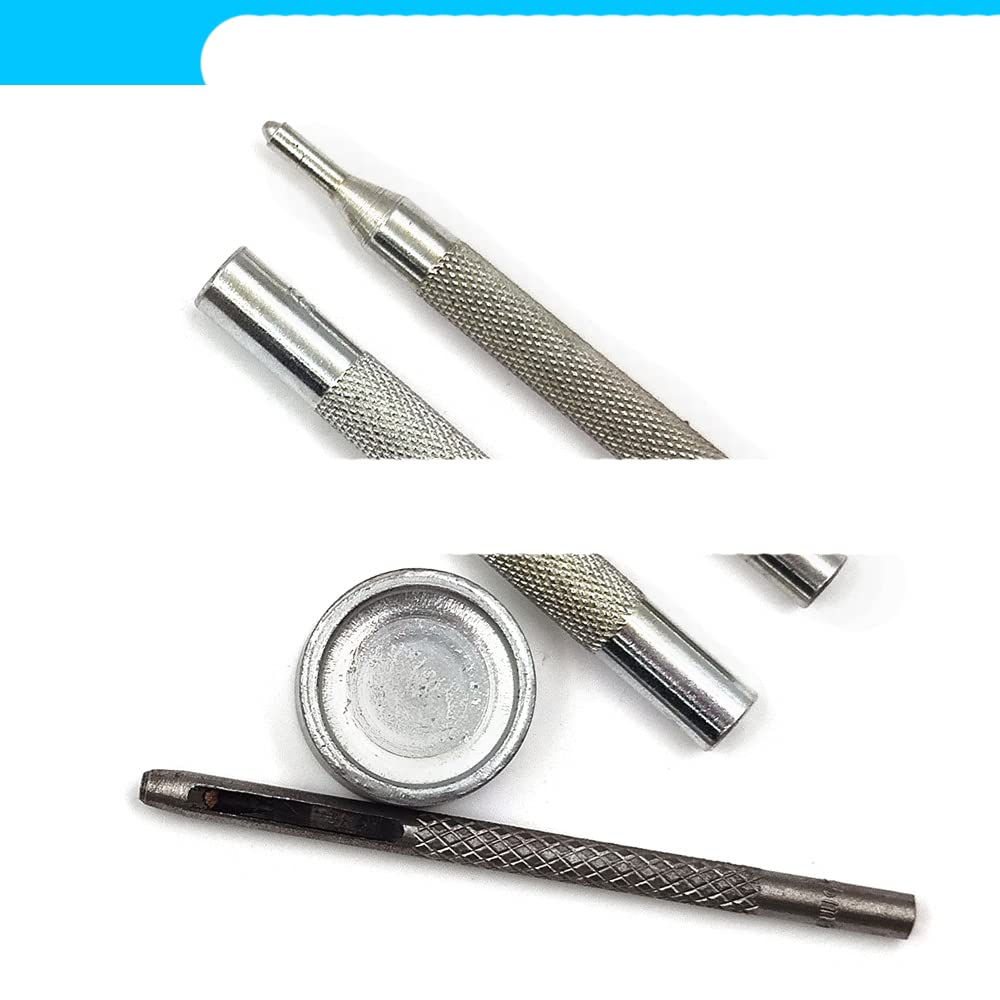 17mm Snap Button Kit With Press Pliers - 40 Sets, 4 Colors, For Leather, Fabric, DIY Projects