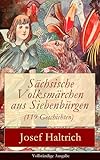  Sächsische Volksmärchen aus Siebenbürgen (119 Geschichten): Der Fuchs und der Bär + Die beiden Goldkinder + Der seltsame Vogel + Die Füchse, ... Hans + Wie soll ich denn sagen? + und mehr