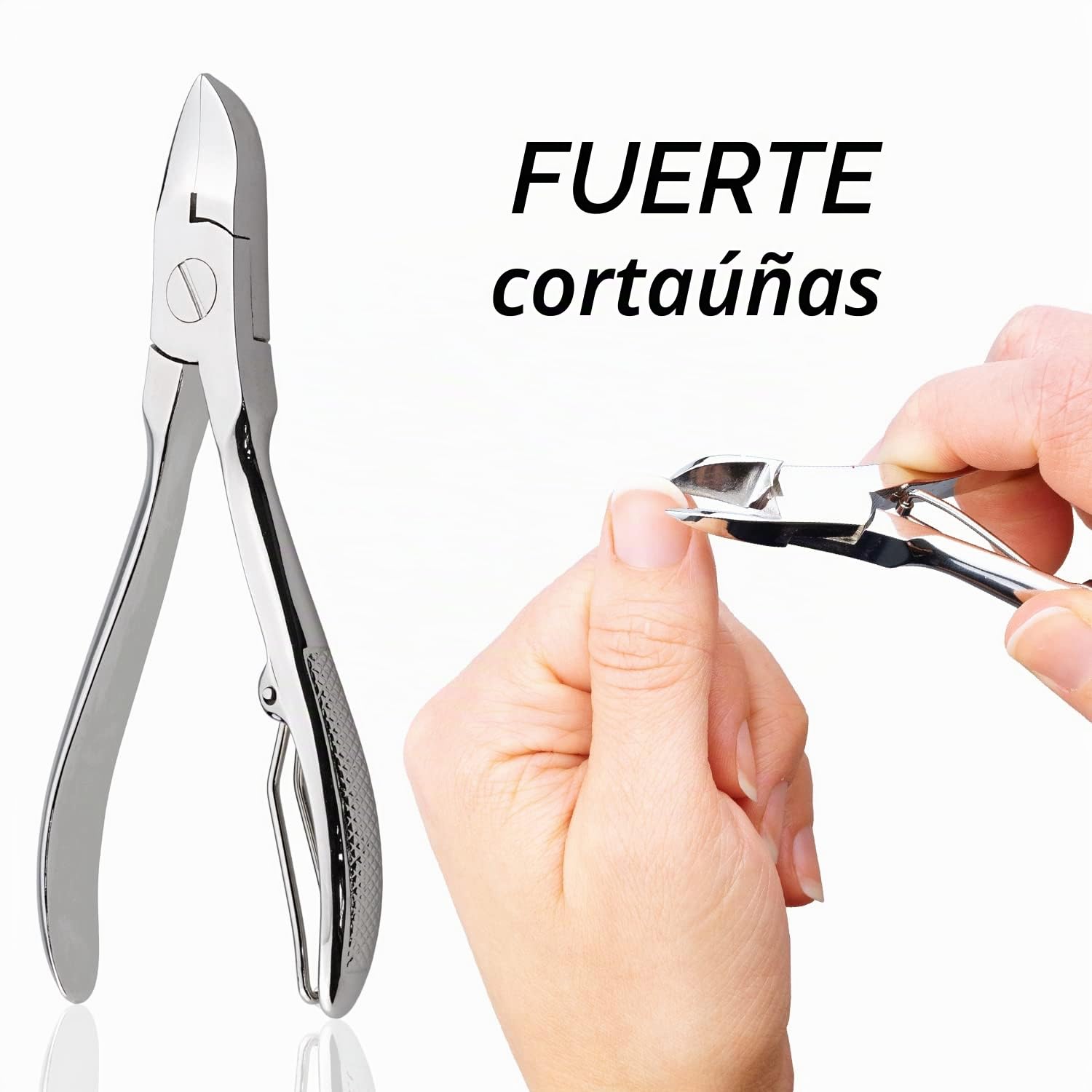 marQus - Set manicura y pedicura de 5 piezas para hombre y mujer, con estuche de cuero auténtico, fabricado en Europa, ideal para viaje