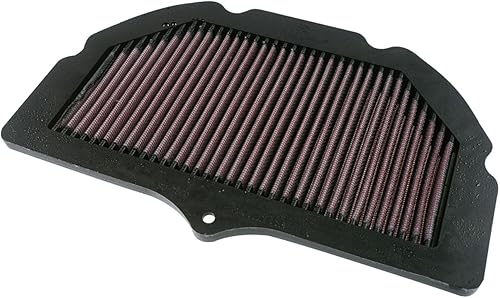 K&N Filtro de aire del motor: Alto rendimiento, Premium, Powersport Filtro de aire: Se adapta a SUZUKI 2000-2004 (GSXR1000, GSXR600, GSXR750) SU-7500