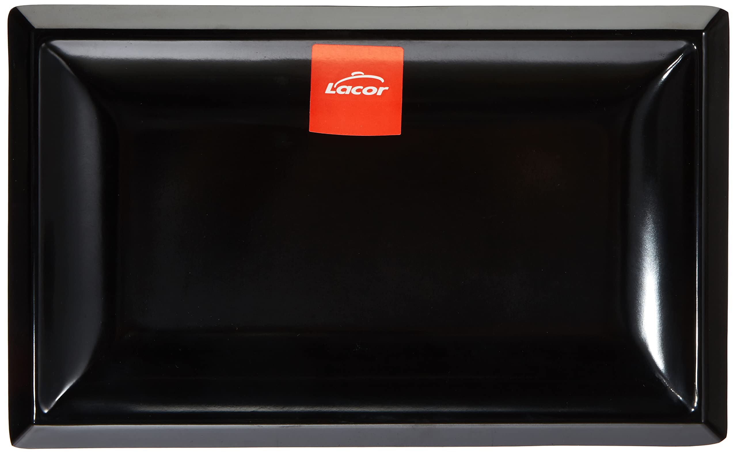 Fuente Rectangular De Melamina Lacor 63945 – Libre De BPA, 30.8x21.6x3.5 Cm, Resistente A Golpes Y Lavavajillas, Colección Sea