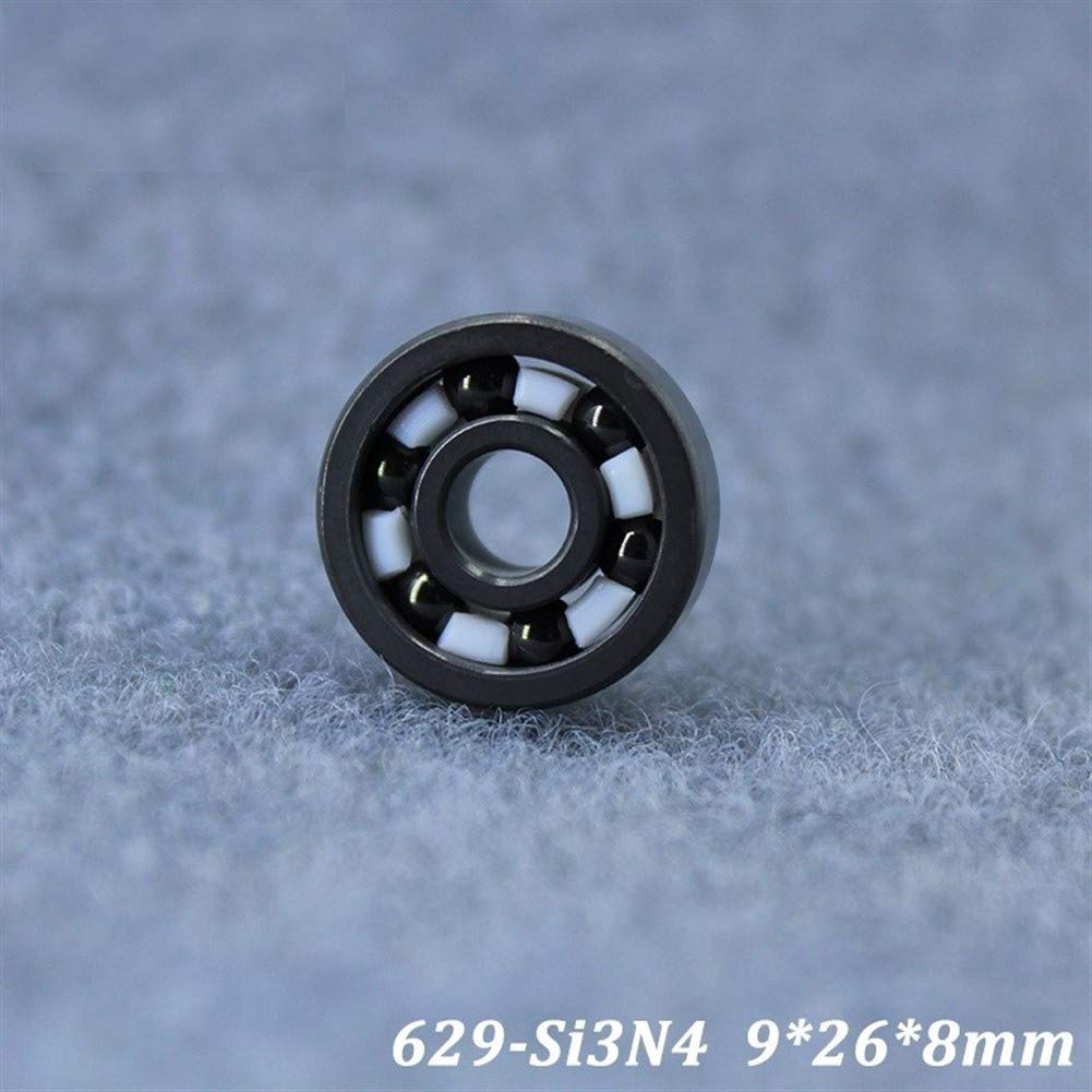 JIYAMI'EN EL-ZHOU 629 629CE Completa cojinete de cerámica (1 PC) Si3N4 Todo el Material de nitruro de silicio de cerámica rodamientos de Bolas 9 * 26 * 8 mm