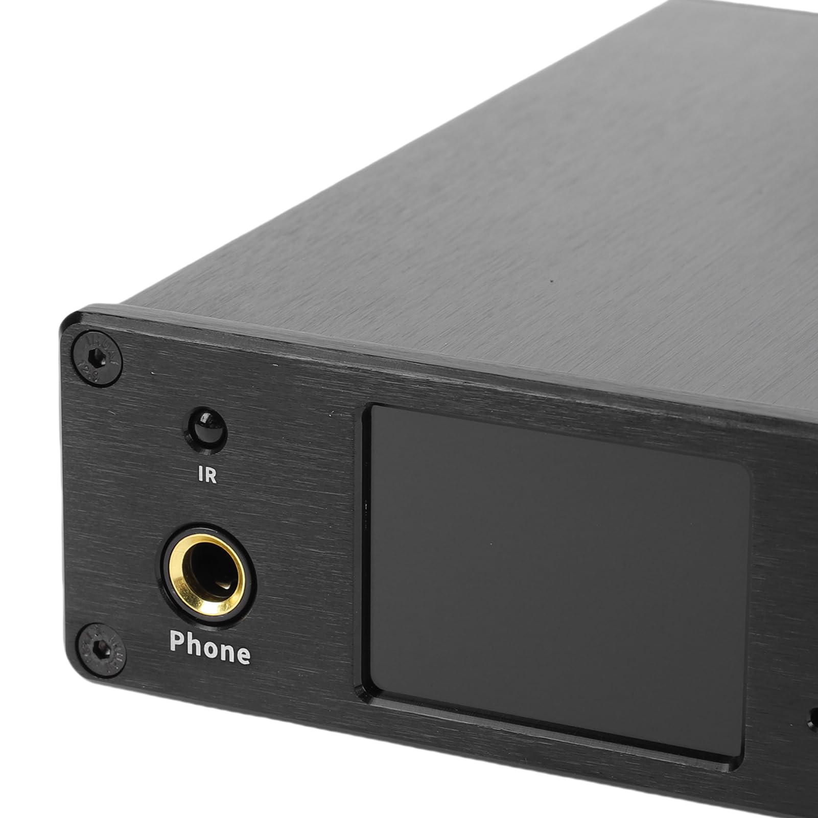 Generic Amplificador Receptor Bluetooth 5.4 con Decodificador de Sonido HiFi para Audiófilos, Pantalla TFT para una Experiencia de Usuario Mejorada, Material de Aleación de Aluminio (Enchufe de la UE)
