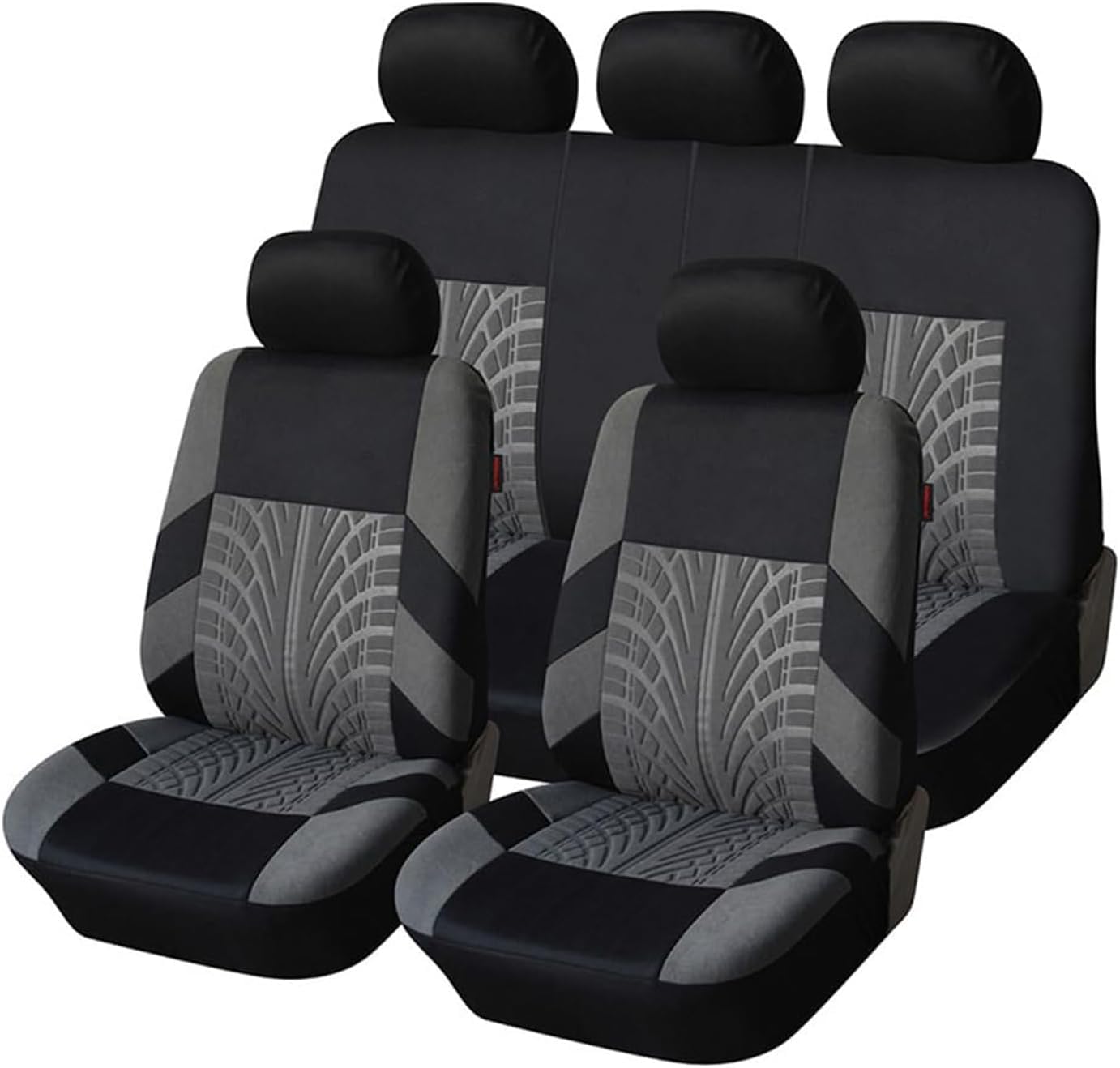 Housse Siege Voiture pour MG ZS EV/ZS Hybrid+ Luxury, Avant Arrière Coussins Couvre Respirant Antidérapant Protecteurs Interieu Accessoire,A Grey