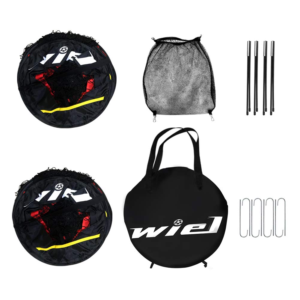 Wiel Pop Up Football Goals, Set of 2 Portable Kids Football Nets