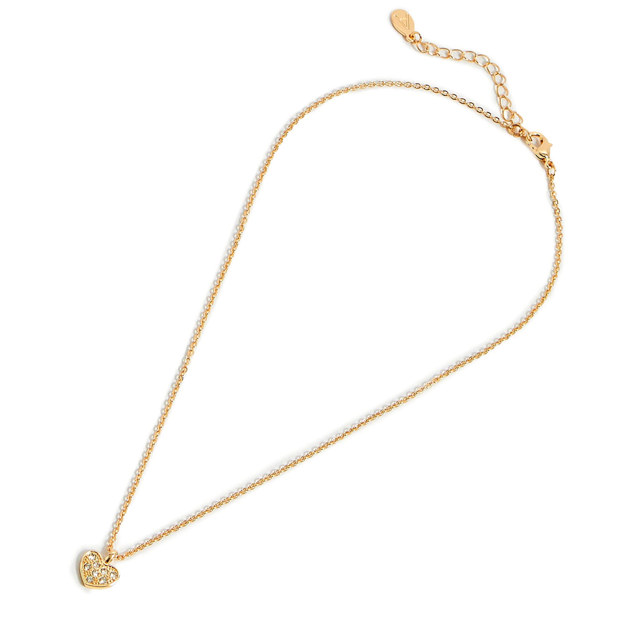 Accessorize London Womens Gold Pave Heart Short Pendant Necklace (B0B59K8FGJ) Amazon Price History, Amazon Price Tracker