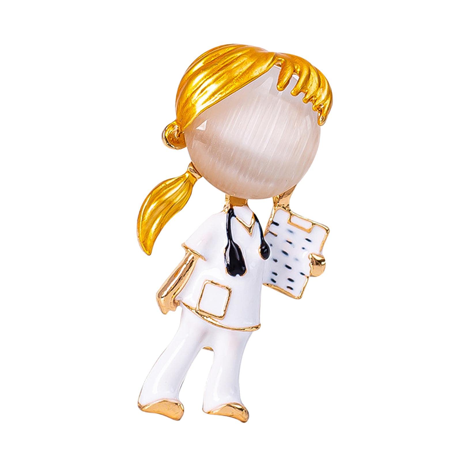 MYADDICTION Brooch Pin Brooches Badge Alloy Corsage New Year Hat Bag Notebook Nurse Clothing, Shoes & Accessories | Womens Accessories | Key Chains, Rings & Finders (B0BSNQMPGS) Amazon Price History, Amazon Price Tracker