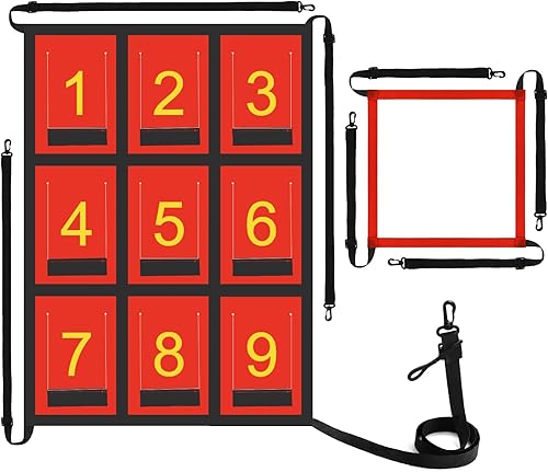 Objetivo de zona de ataque ajustable para red de béisbol, almohadilla de lanzamiento numerada, objetivo de sóftbol de béisbol, práctica de