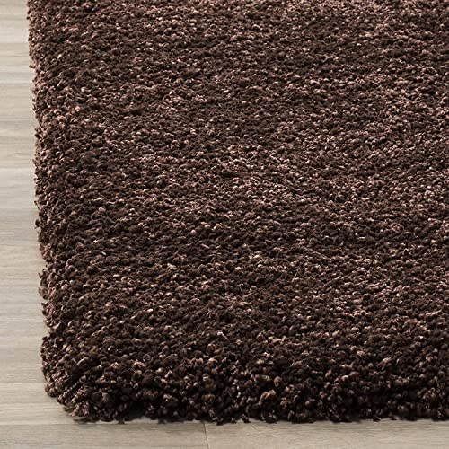 Image of Super Soft Microfiber Bedside Runner for Bedroom, Kitchen, Office, 2 x 5 Feet, Colour: Coffee, Thickness 1.5 Inches