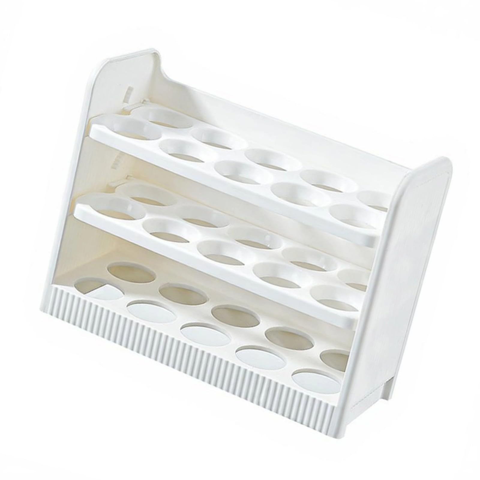 APGLSXY Fridge Mounted Eggs Holder with Visible Layers for Easy Counting and Organized Chicken Eggs Placement Fridge Door Holder