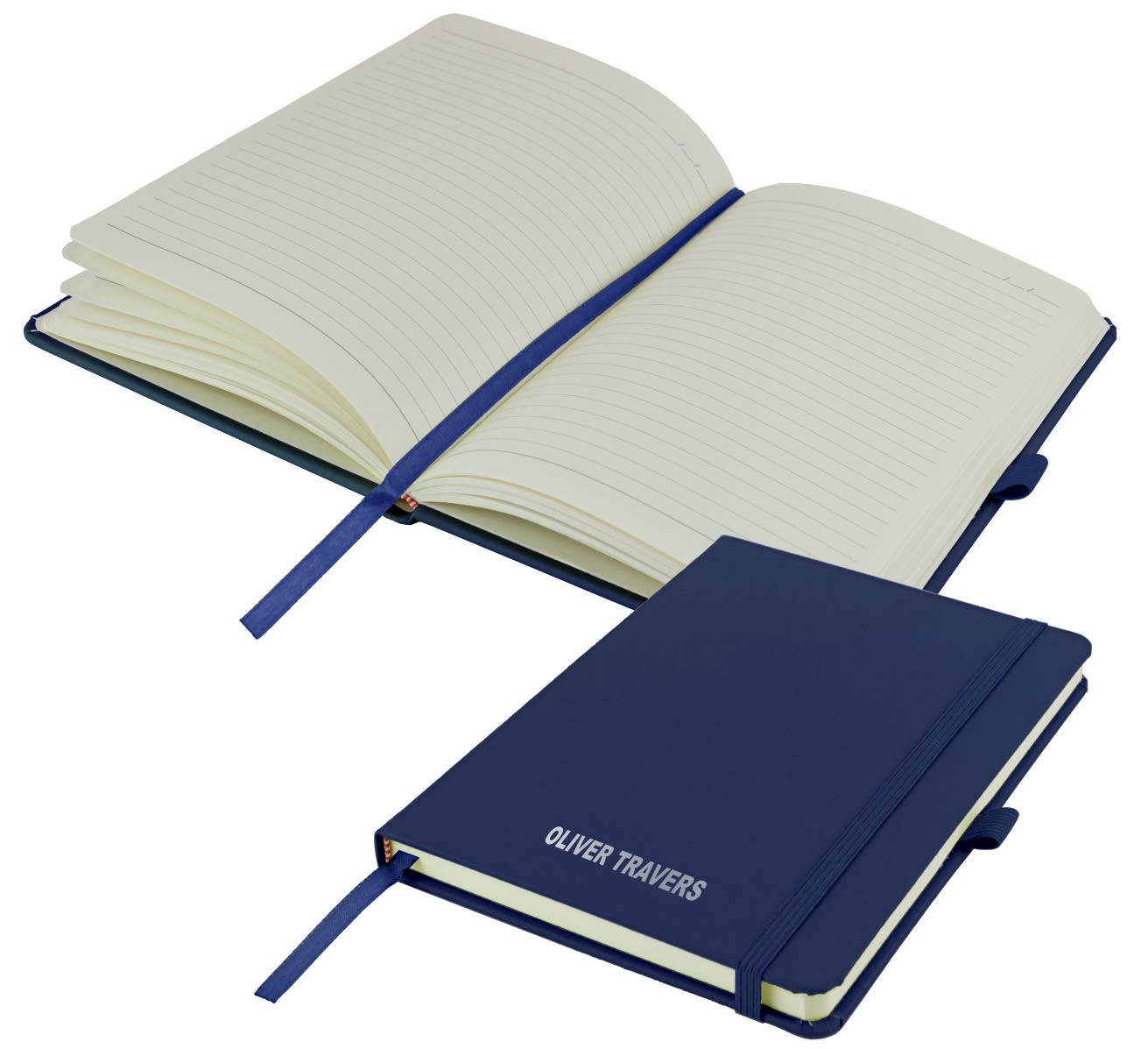 That's My Pencil Personalised A5 Notebook/Note Pad- Printed with Name (French Navy) โ image 1
