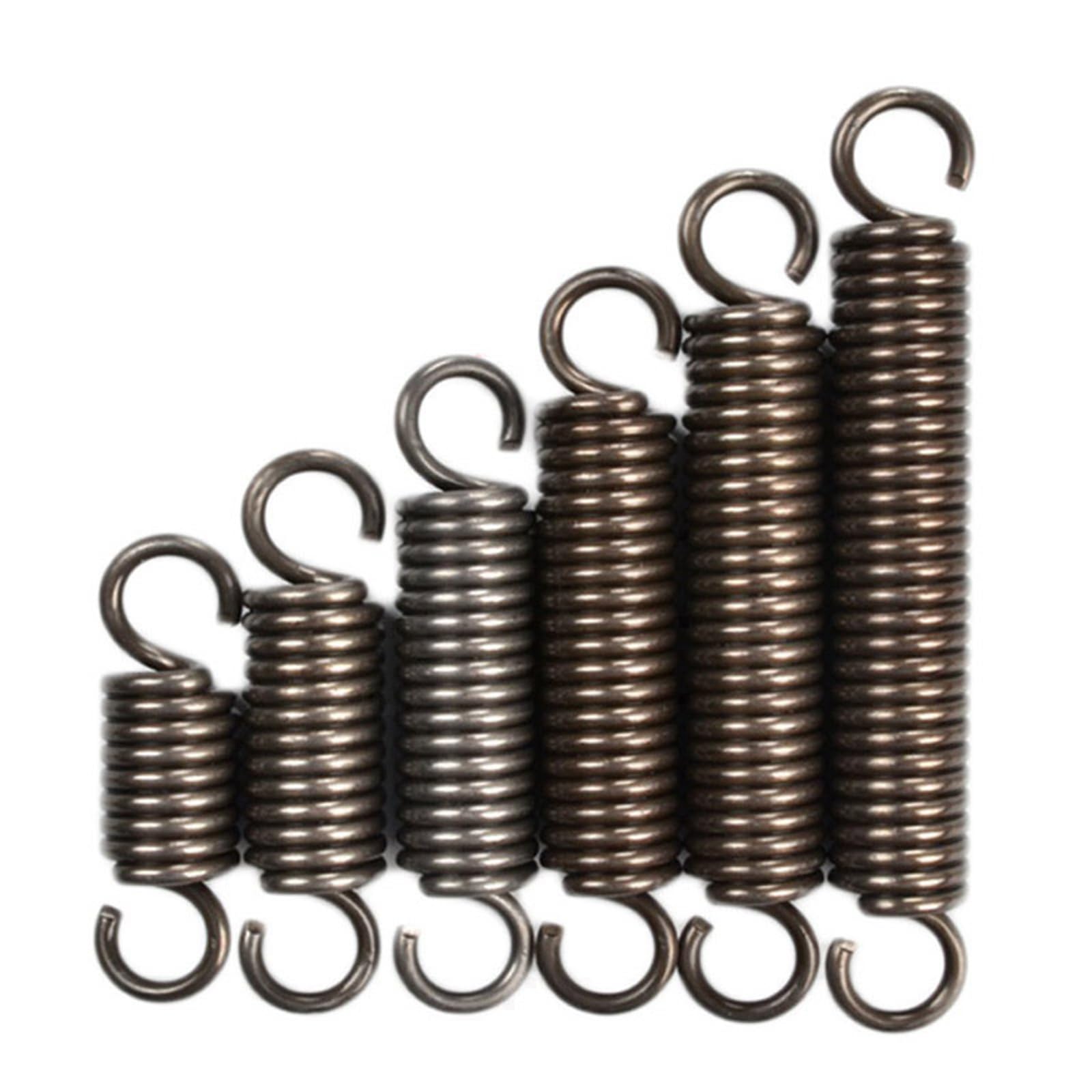 Ressort Double Crochet Ressorts De Traction Acier 1,2x12x50mm - Lot De 2 Avec Double Crochet Pièce