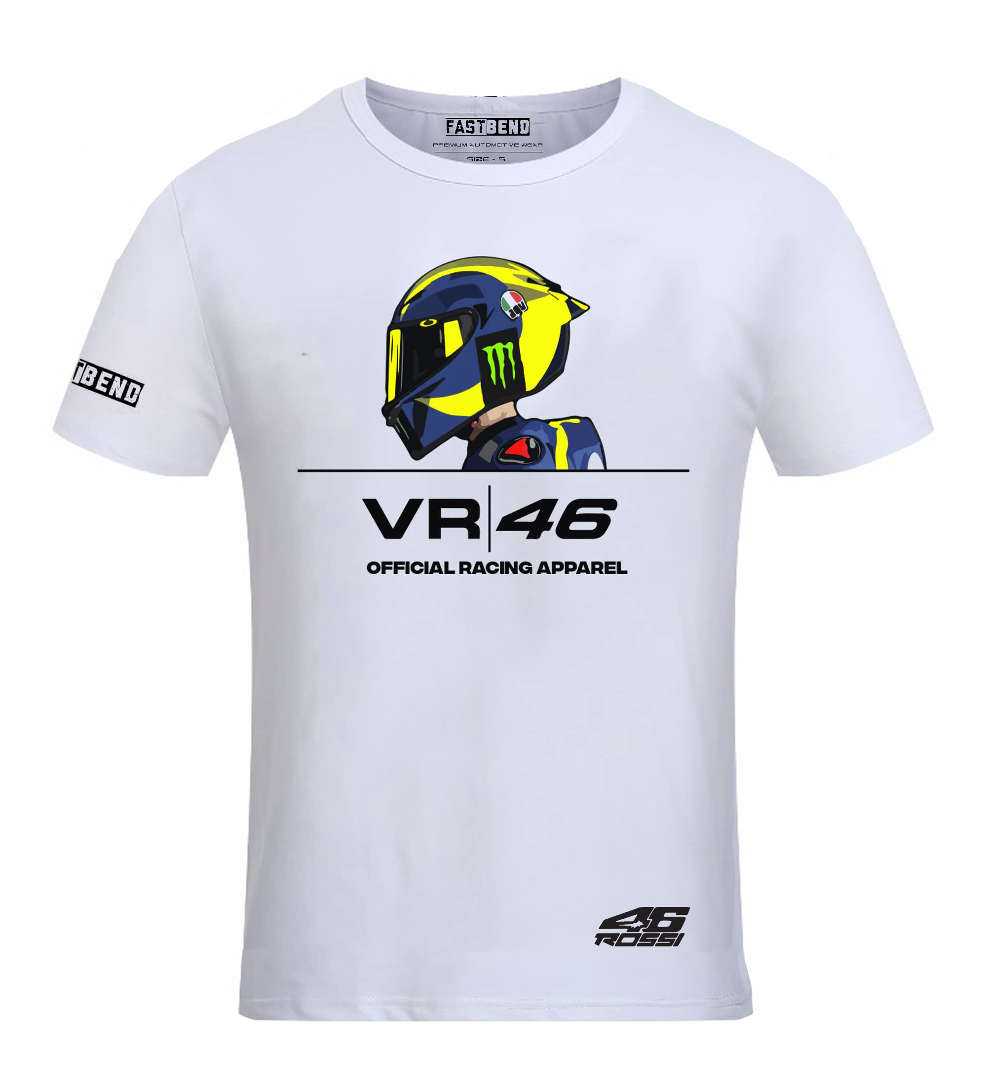 Fastb Rossi Racing Apparel White Tshirt